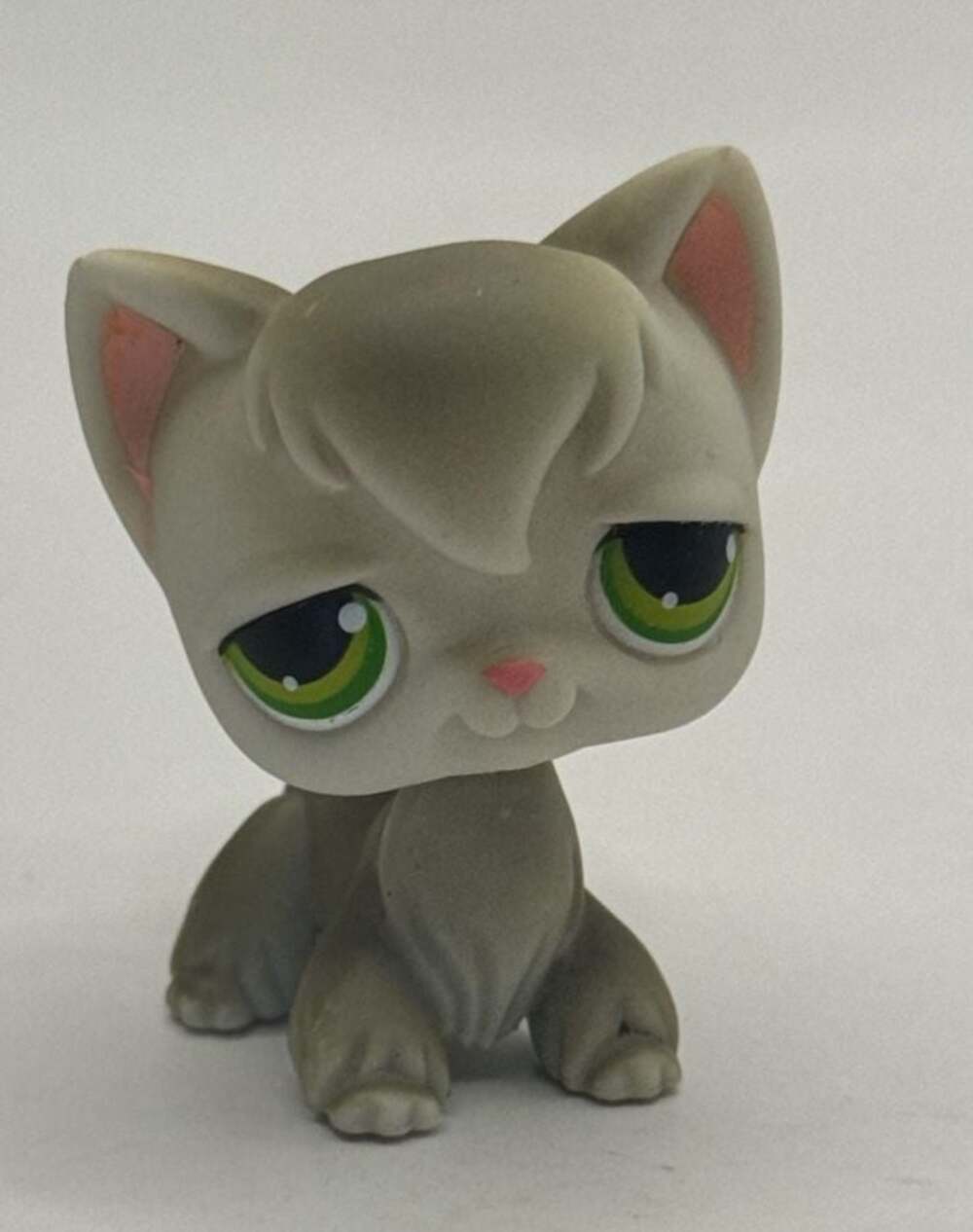 Littlest Pet Shop Grey Longhair Cat Figure #263